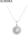 Auroses Summer Edition Pendant 925 Sterling Silver 18K White Gold Plated