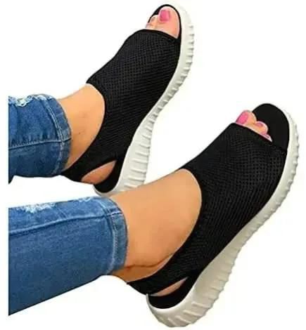 Socks Sandal For Ladies -black