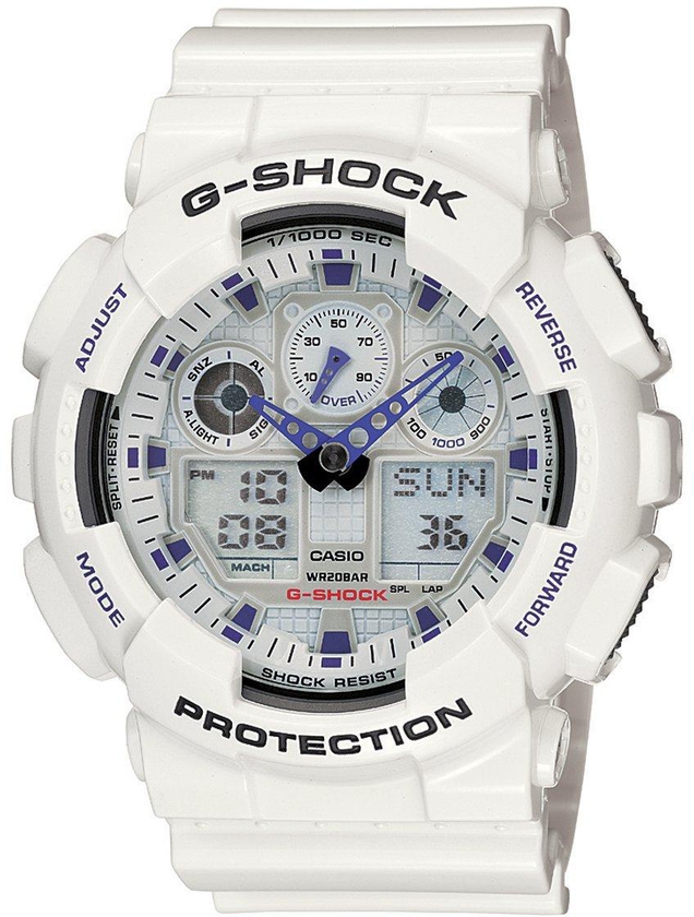 Casio G-Shock GA-100A-7A Watch White