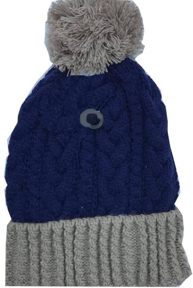 Multi Color Wool Beanie & Bobble Hat For Unisex