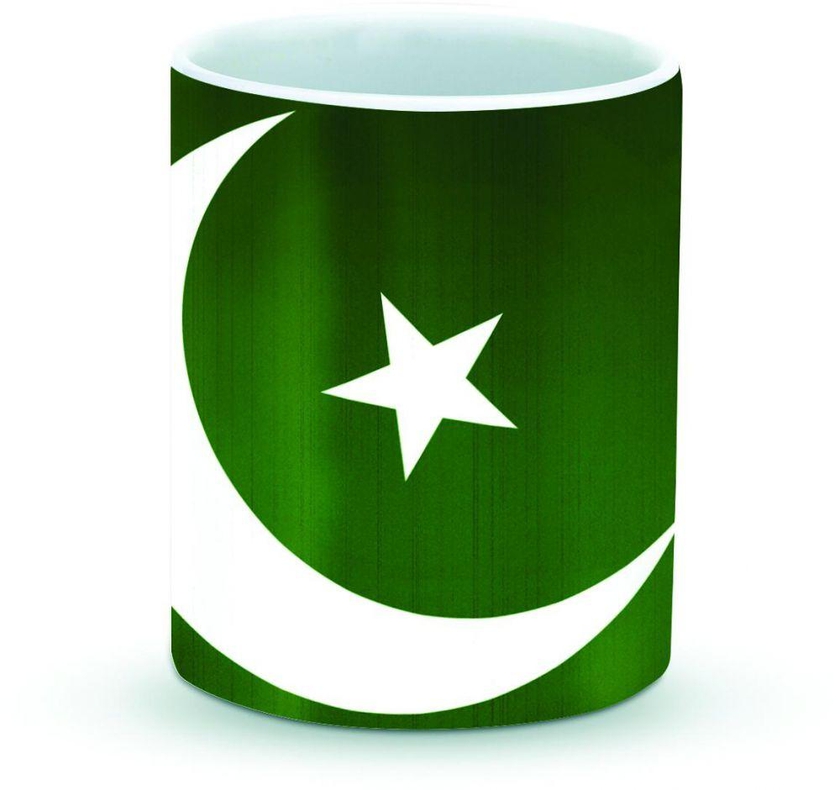 Stylizedd Mug - Premium 11oz Ceramic Designer Mug - Flag of Pakistan
