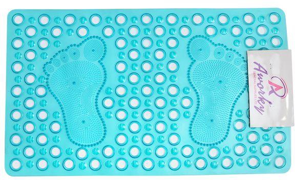 Aworky Limited Bathroom Mat FootStep Print