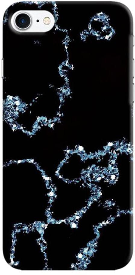 Protective Case Cover For Apple iPhone 7 Granite Marble Print