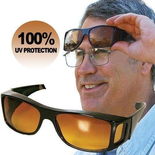 Driving Glasses - Night Vision - HD - UV Protection - Black