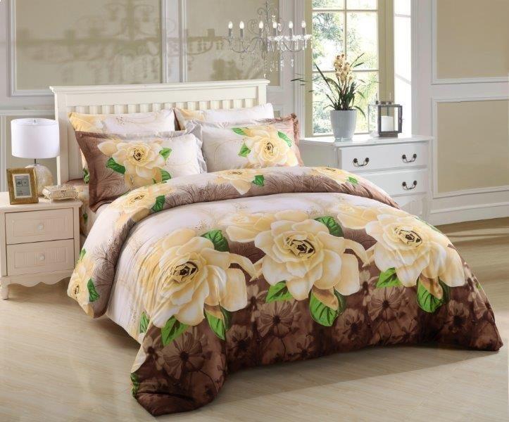 Luxury 3D Comforter set, 6 PCS by CASA, King Size, SD421