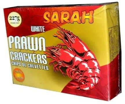 Sarah White Prawn Crackers - 227g - Pack Of 5