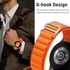 Durable 20mm Nylon Sport Loop Band For Samsung Galaxy Watch 6 5 4 40mm 44mm/Watch 5 Pro 45mm/Watch 4 6 Classic 42mm 43mm 46mm 47mm Woven Fabric Alpine Loop Sports Band From Ten Tech - Orange