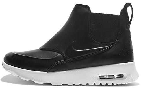 نايك حذاء دبليو اير ماكس ثيا ميد للنساء، أسود/أسود سيل، 10.5 M US