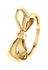 Lazurde Miss L Wrapped with Love 18K Yellow-Gold Ribbon Shaped Ring for Women