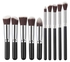 13-Piece Makeup Brush Set With Combination Puff Multicolour