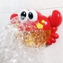 Generic Baby Bath Toy Bubble Machine Big Crab Automatic Bubble Maker Blower Music Toys For Kids