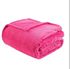 Generic Pink Fleece Throw Blanket