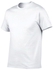 Fashion White Round Neck Cotton T-shirt
