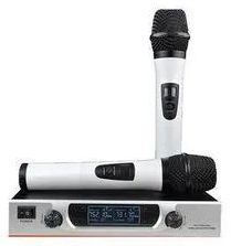 Max DH-766 UHF Wireless Microphone Dual Channel