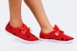 Fashion Ladies Unique Fashionable Rubber Shoes(Red)