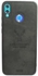 ELMO3EZZ P30 Lite جراب قماش TPU رقمي فاخر ناعم الملمس، مقاوم للأوساخ، مضاد للصدمات، مضاد لبصمات الأصابع، حماية كاملة للجسم لهاتف Huawei P30 Lite (أسود)