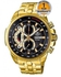 Casio Gold Tachymeter Stainless Steel Strap Watch