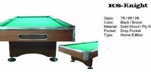 Knightshot Knight Pool Table 8 Feet With Accessories