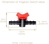 16 Mm Barbed Hose Connector Drip Irrigation 3/4 Inch Gate Valves For Inch Pipe Irrigation System