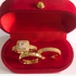 Rommanel Wedding Ring Set Gold Plated G63