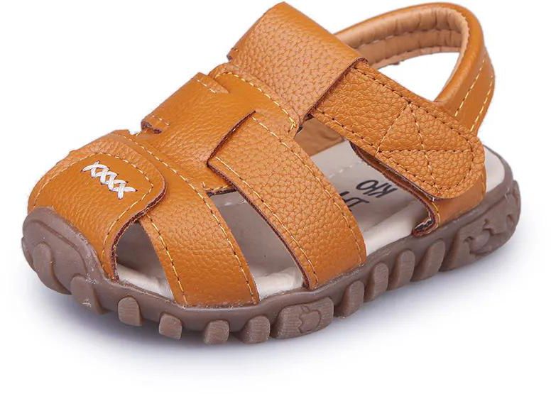 Baby Sandals Children Shoes Boys Beach Sandals PU Leather Sandals Fashion Sneakers