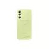 Samsung Back cover with card pocket for Samsung Galaxy A34 Lime