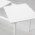 VANGSTA / JANINGE طاولة و 4 كراسي - أبيض/أبيض ‎120/180 سم‏