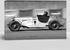Black and White Vintage Racing Car