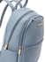Faux Leather Backpack Blue