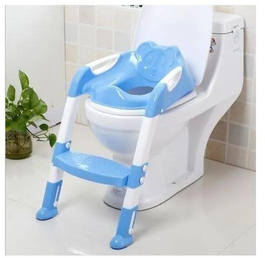 Generic NEW strong portable step ladder potty Seat (2-7 years)- Blue