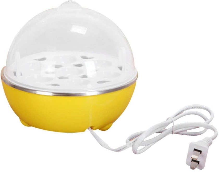 Fahionswanae Multi-Function Electric Egg Cooker 7 Eggs Capacity Auto-Off Fast Egg Boiler Steamer Cooking Tools Kitchen Tools(Yellow)