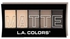 L.A. Colors 5 Color Matte Eyeshadow Palette - Nude Suede