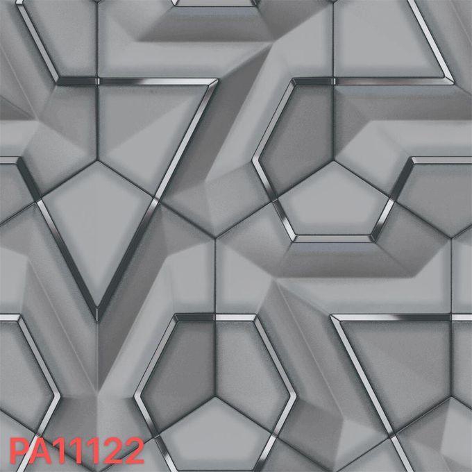 Whiterosy wallpapers Adore Decor 3D Effect Wallpaper - Silver, Grey