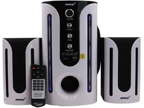 Ampex 2.1CH Sub Woofer Bluetooth Speaker AC/DC, FM, SD, USB