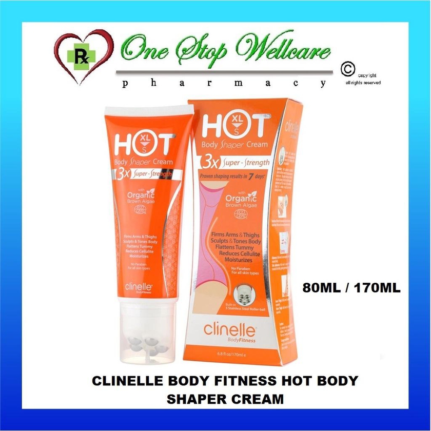 Clinelle Body Fitness Hot Body Shaper Cream 80ML / 170ML