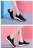 Women's Fashion Printed Breathable Sneakers-10-black