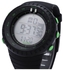 OTS Men LED Digital Sport Watch - Green+Black