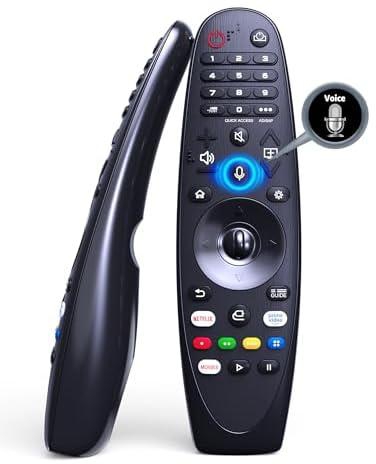 LG Remote Magic Remote Control, Compatible with many Models, Netflix and Prime Video Hot Keys, Google/Alexa