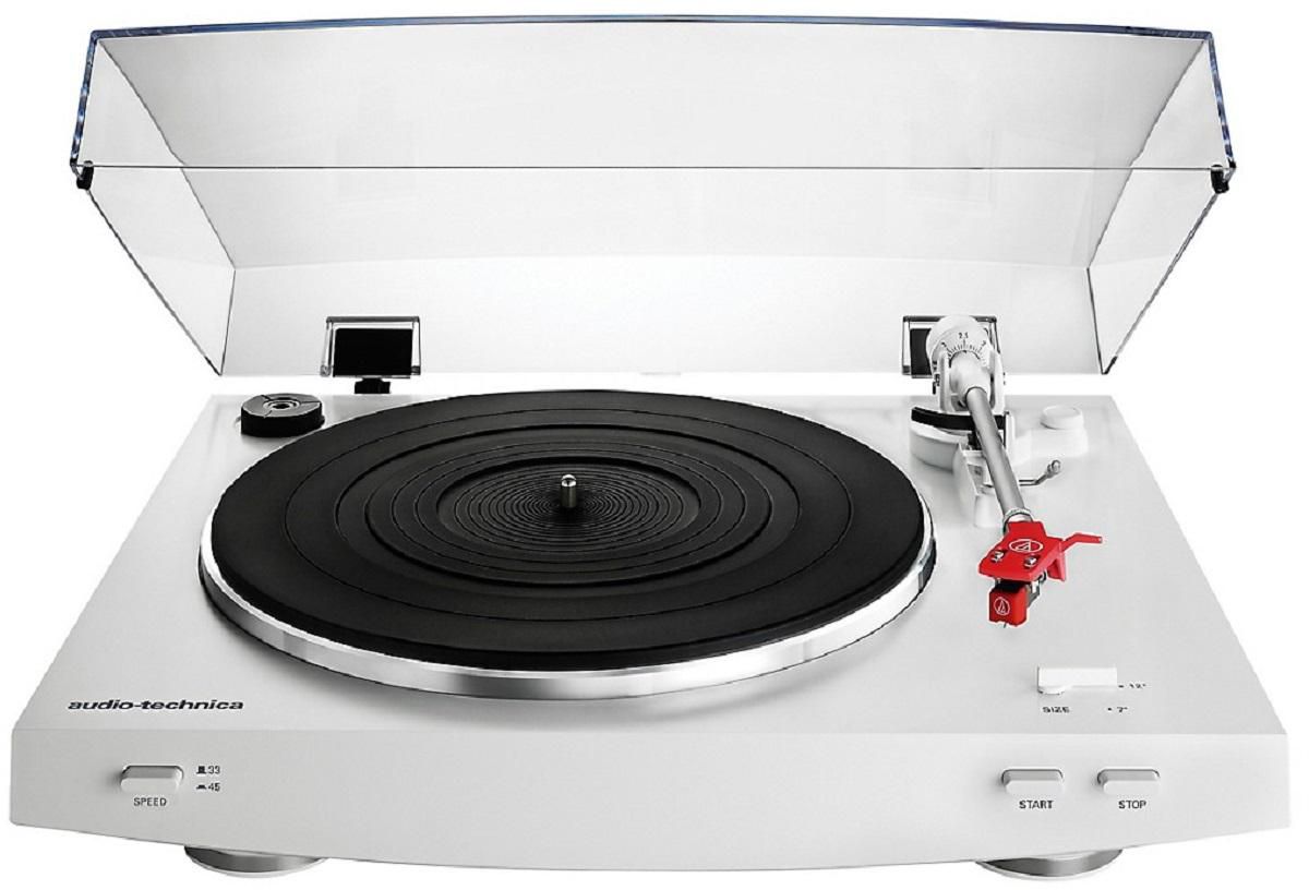 Audio Technica AT-L3 Belt-Drive Turntable with Built-in Preamp - White