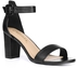 Buy Unique Bargains Woman Open Toe Chunky High Heel Ankle Strap Sandals Online in Saudi Arabia. 581864114