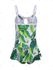 Leaf Tie Peplum Girls One-piece Swimsuit - 36