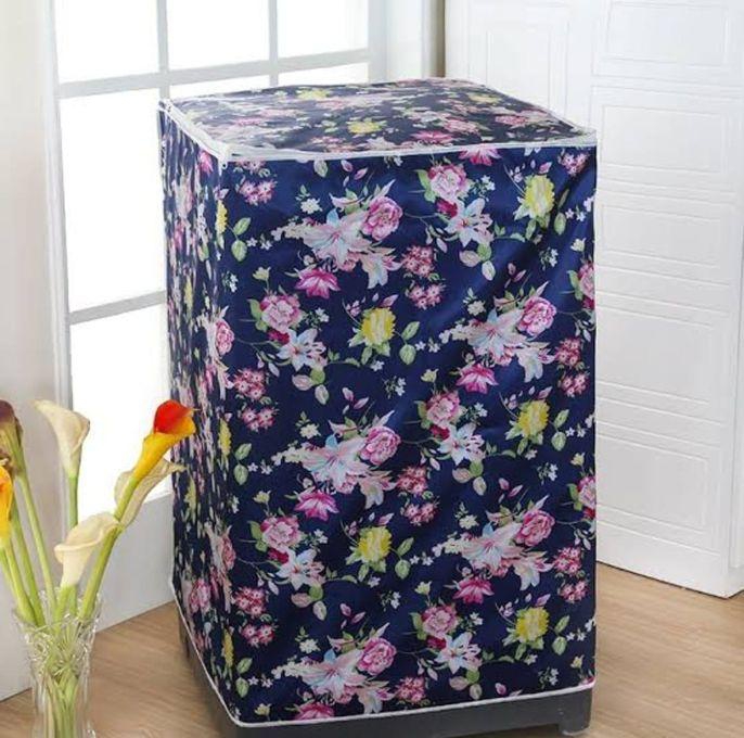 Flowered, Coloured Front Load Washing Machine Cover