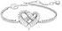 Swarovski Heart Woven Matrix Bracelet 5648299 White