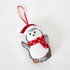Blovec Chamdol Jolly Hanging Penguin with Hat and Scarf - 6x6x10 cm