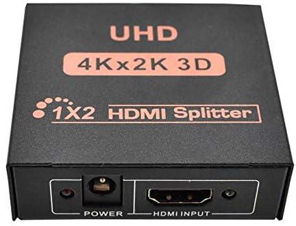 1x2 Port HDMI Splitter - 1 Input 2 Output