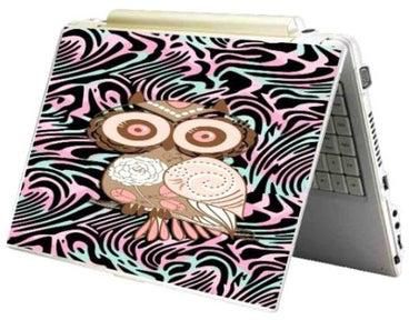 Printed Skin For 15-Inch Laptop Pink/Black/Beige