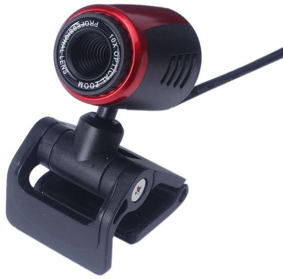 USB2.0 HD Webcam Camera Web Cam With Mic For Computer PC Laptop Digital HD Video Camera Practical Camera Black+red