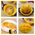 Mango Slicer + Bonus Finger Guard For Cutting | Mango Peeler| Mango Cutter | Mango Pitter | Mango Corer For Sliced Mango | Premium Mango Splitter With Sharp Stainless Steel Blade and Easy Grip Handles