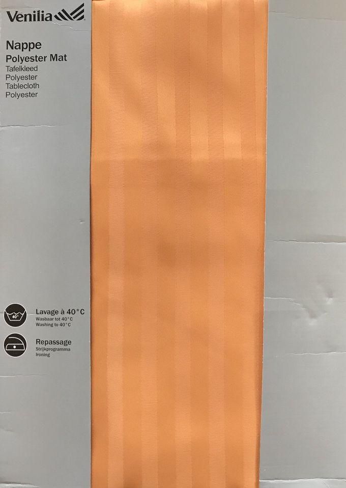 Venilia Square Table Cloth - Orange - 150 X 150 Cm