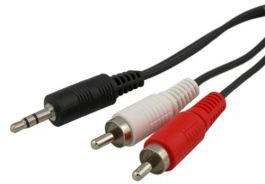 2B (CV103) RCA Socket DC2 To Audio Pc Cable to Use with Speakers and Subwoofers - 1.5M